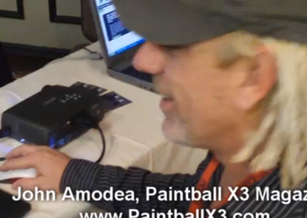 John Amodea, Paintball X3 Magazine at the Paintball Extravaganza 2009