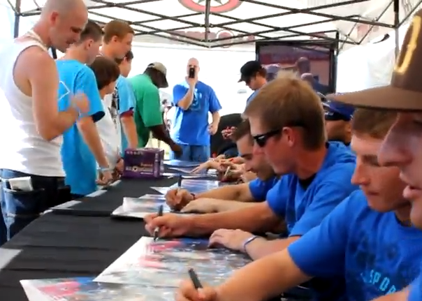 Tampa Bay Damage Signing @ GI Sportz Booth – 2011 PSP World Cup of Paintball