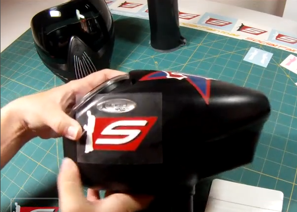 How To Apply Die Cut Vinyl Decals/Stickers to Your Paintball Gear