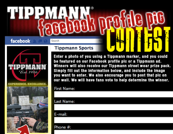 Tippmann Launches Facebook Contest!