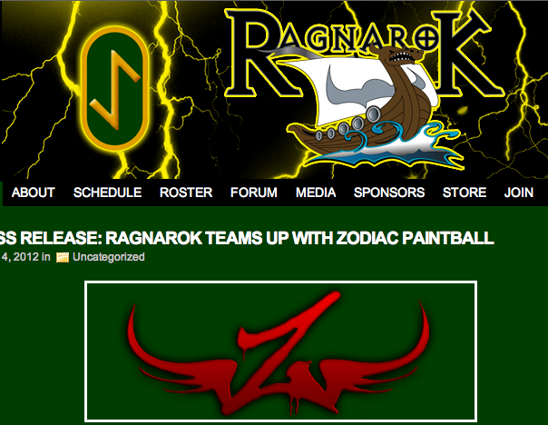 RAGNAROK TEAMS UP WITH ZODIAC PAINTBALL