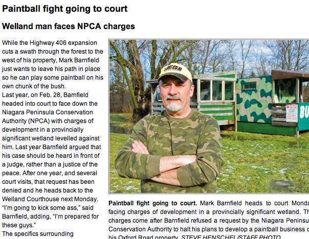 Paintball Fight Going to Court