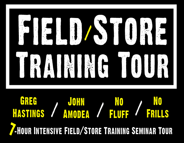 The Greg Hastings/John Amodea Field/Store Training Tour – It’s Not Quite 1-1 Training, But It’s Close