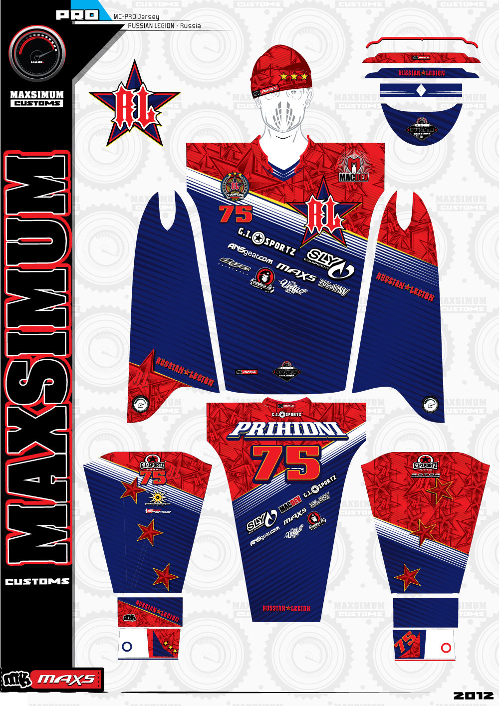 Exclusive: 2012 Russian Legion Paintball Jersey Released