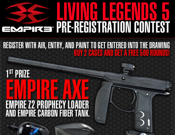 Empire Evil Paintballs named official event paint of CPX’s Living Legends 5