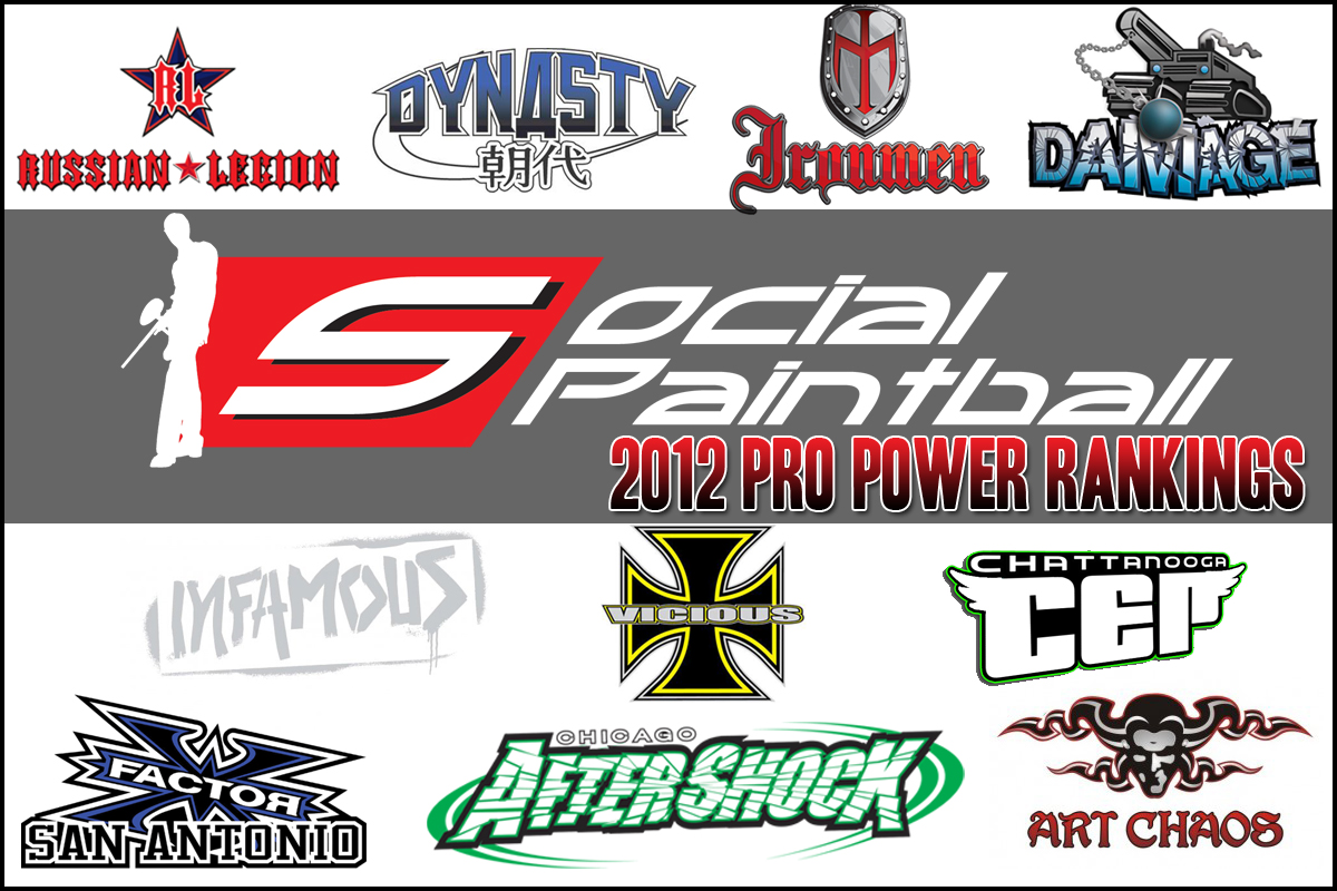 2012 PSP Paintball Power Rankings – Galveston Island Edition