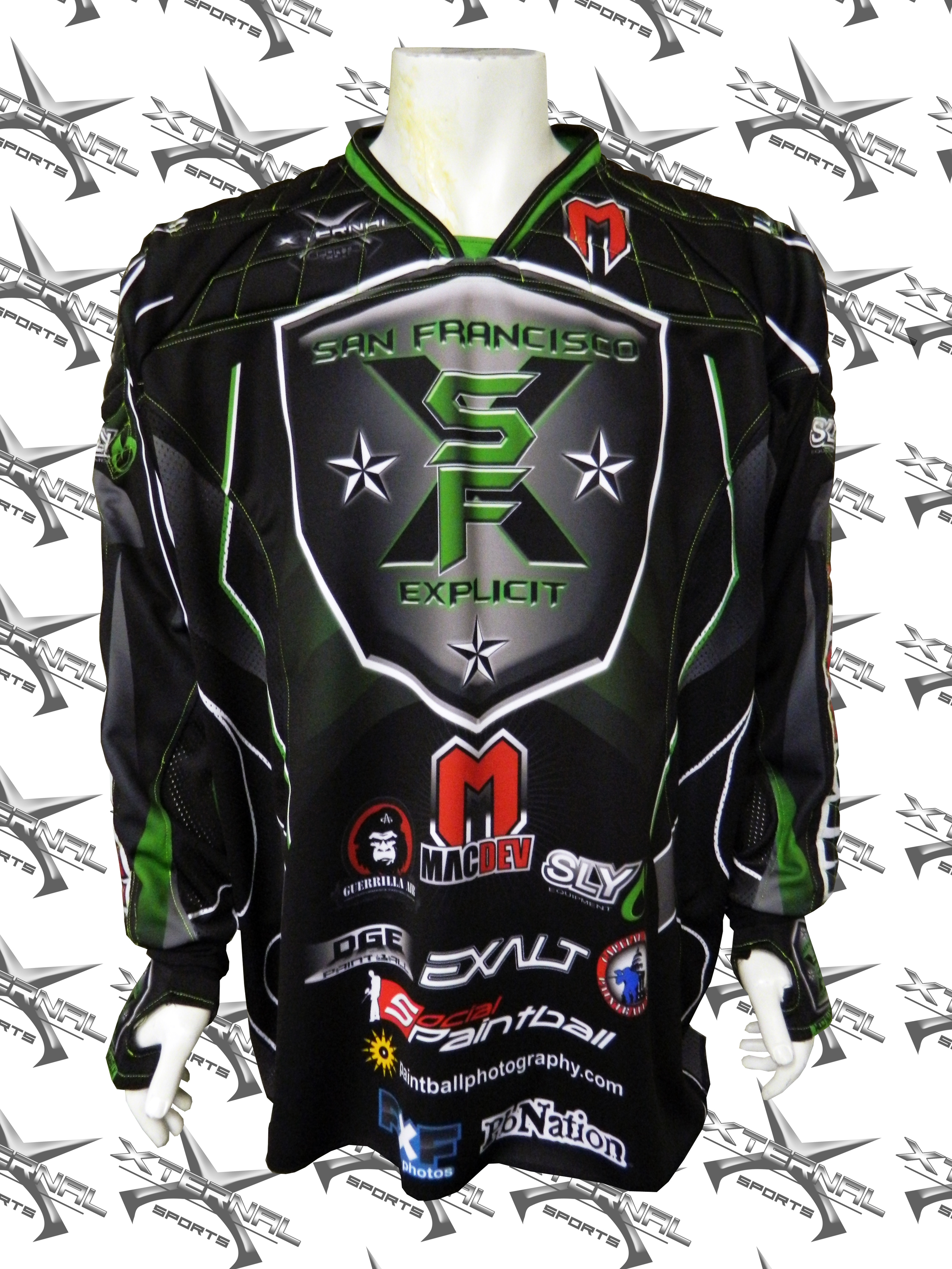 Exclusive Photos of 2012 San Francisco Explicit Paintball Jersey