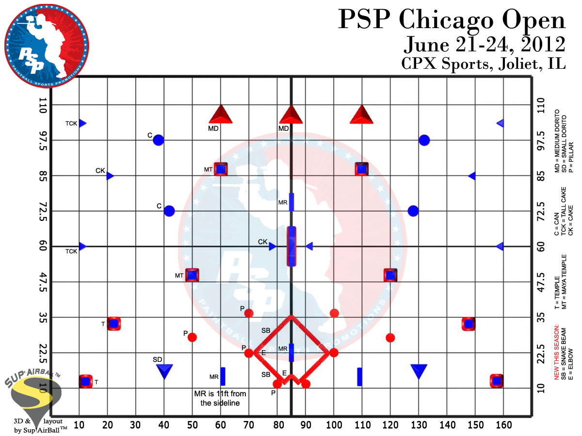 2012 PSP Chicago Open Field Layout Released – Diamond Added