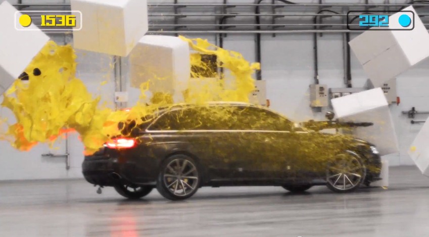 2013 Audi RS 4 Avant Paintball Car Duel Video