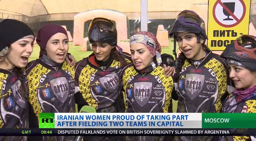 Arena Moscow Paintball Girls Cup 2013 – News Coverage