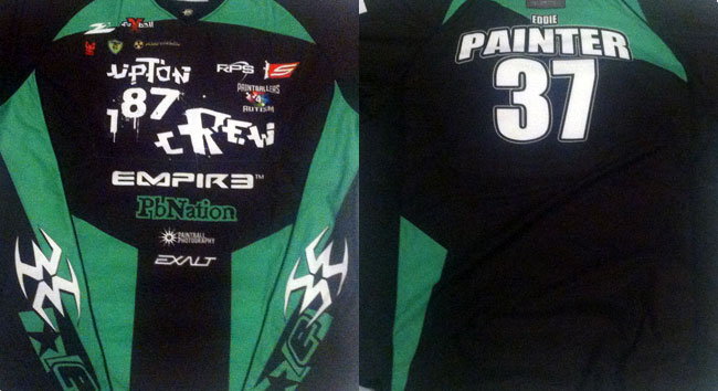 Upton 187 cRew Debuts New Paintball Jersey