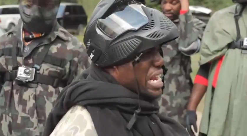 Kevin Hart and Drake Play Paintball