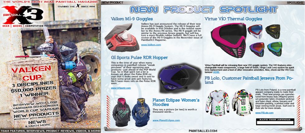 PaintballX3 Magazine, September 2013 Issue is Live