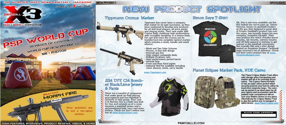 PaintballX3 Magazine, October 2013 Issue is Live