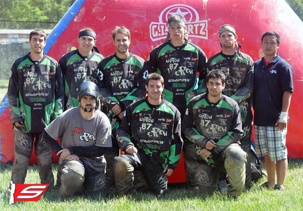 Upton 187 Crew and Fox4 Paintball Sign with G.I. Sportz for 2014