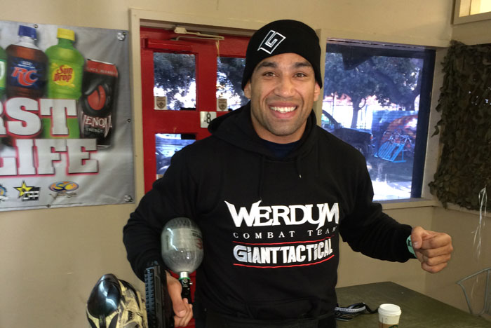 UFC Heavyweight Fabricio Werdum Plays Paintball