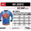Social Paintball Custom Jersey SMPL Size Chart
