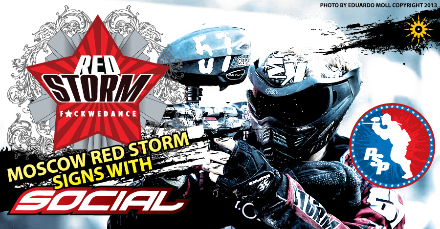 Red Storm Signs with Social Paintball for 2014