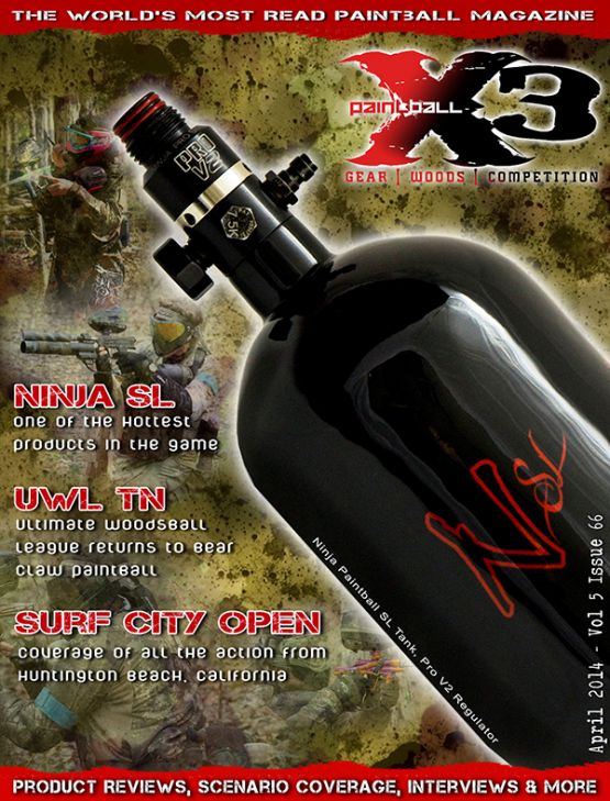 Paintball X3 Magazine, April 2014 Issue is Live