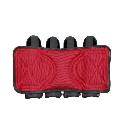 Social Paintball Grit Pack Harness 4 + 7 Black Red Lumber Support