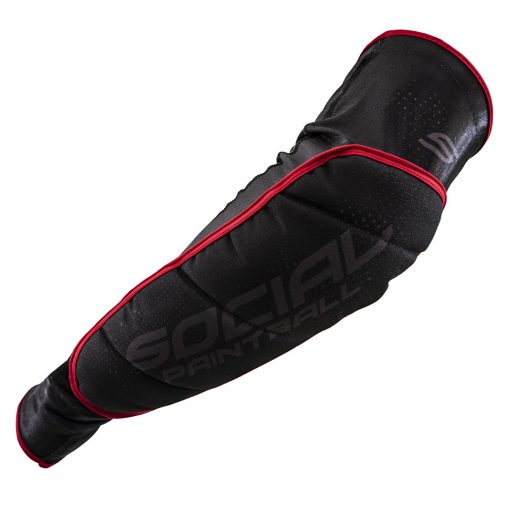 SMPL Elbow Pads, Black Red - Image 3