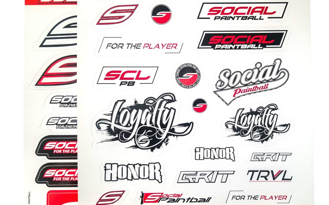 Sticker/Decal Sheet (Set of 2)