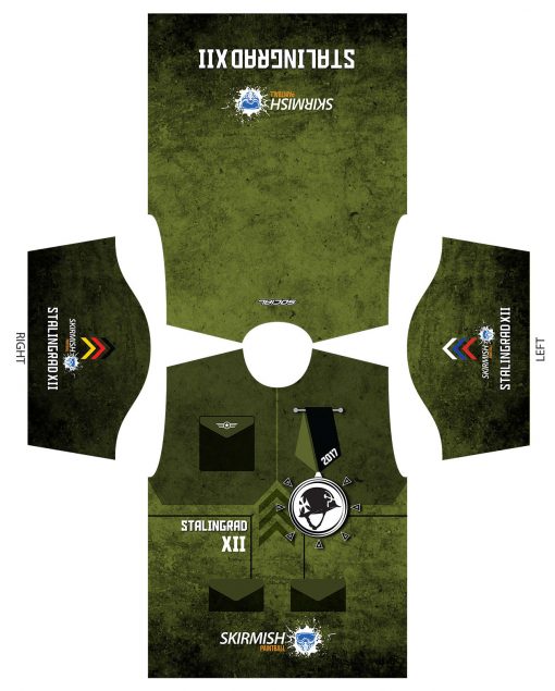 2017 Skirmish Stalingrad XII Custom Paintball Shirt