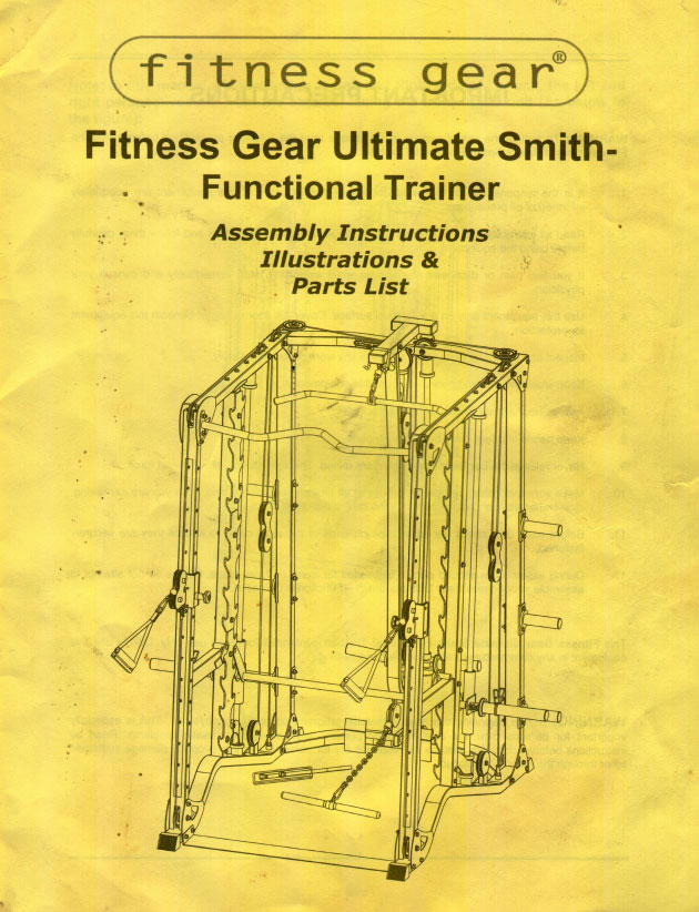 Fitness Gear Ultimate Smith-Functional 