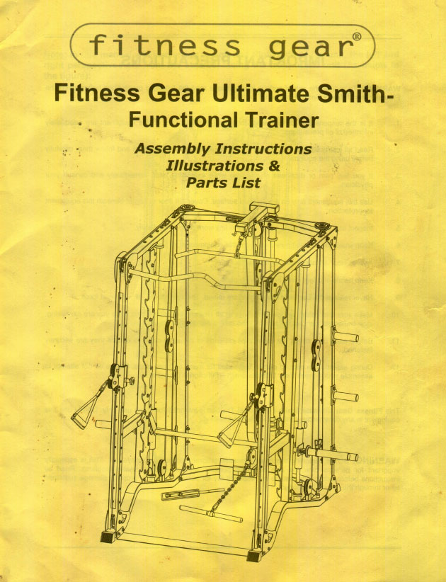 Fitness gear ultimate smith functional trainer hotsell