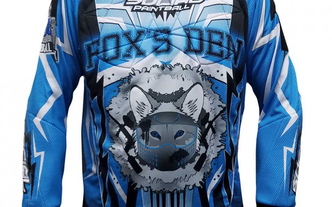 Fox’s Den Full Padded Flex Jersey, Blue