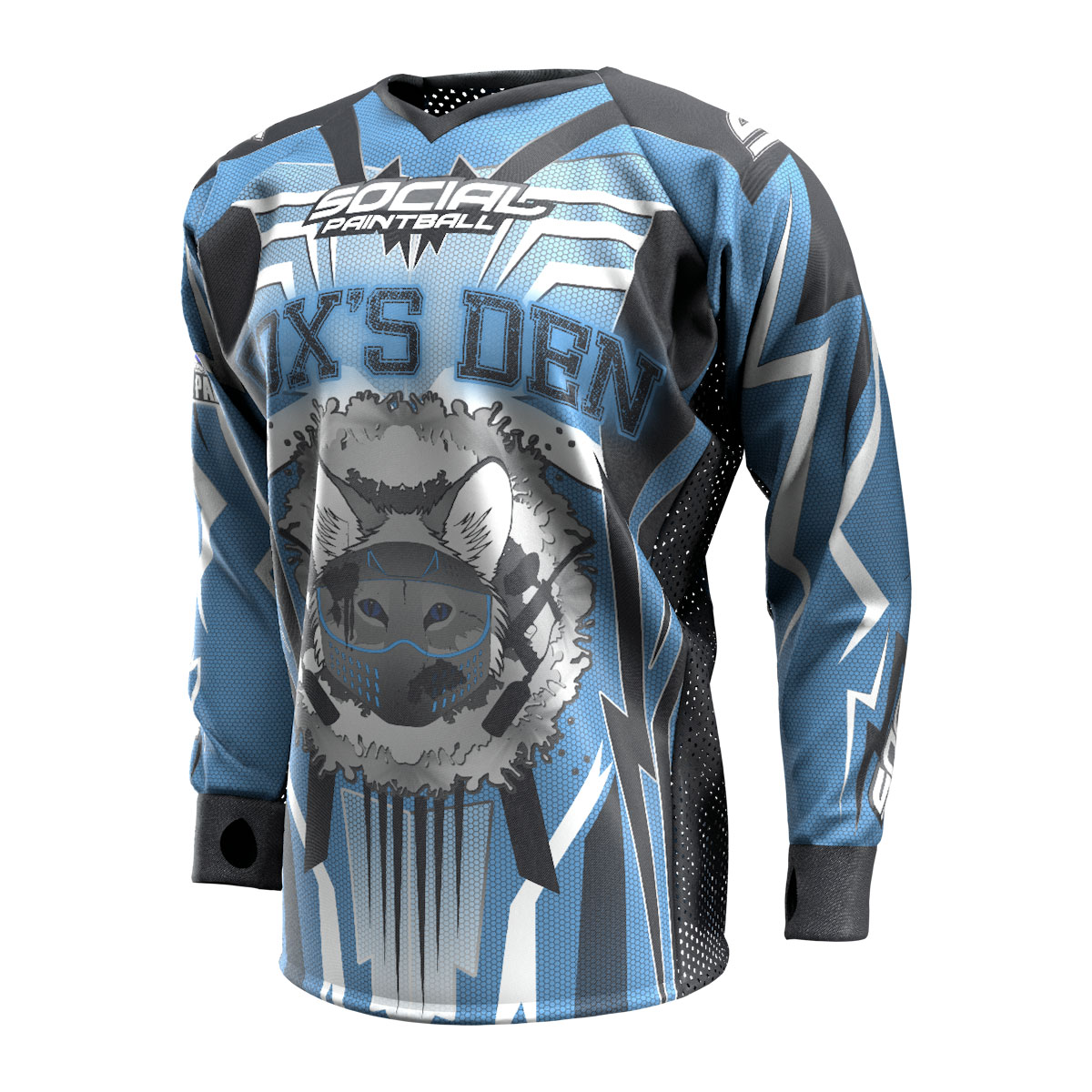 Fox's Den Unpadded SMPL Jersey, Blue