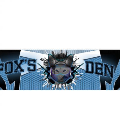 Fox's Den Headband, Blue