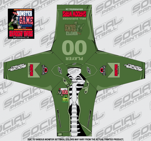 2017 Michigan Monster Game Shadow Wars Custom Event SMPL Jersey