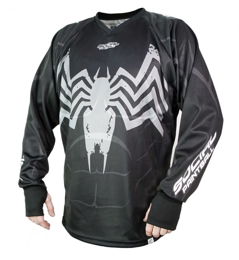 Venom Black Symbiote, Unpadded SMPL Paintball Jersey Social Paintball