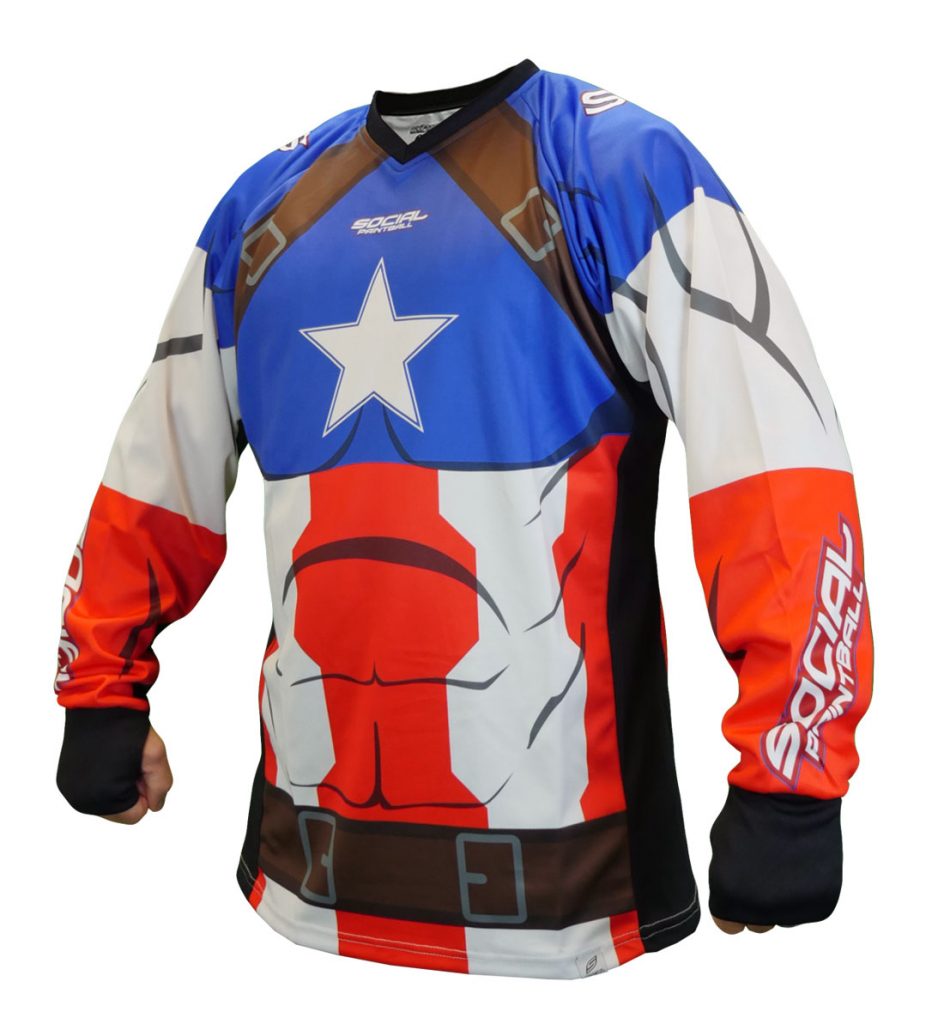 Mr. USA, Unpadded SMPL Paintball Jersey Social Paintball