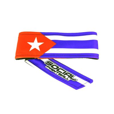 Social Paintball Headband Cuban Flag