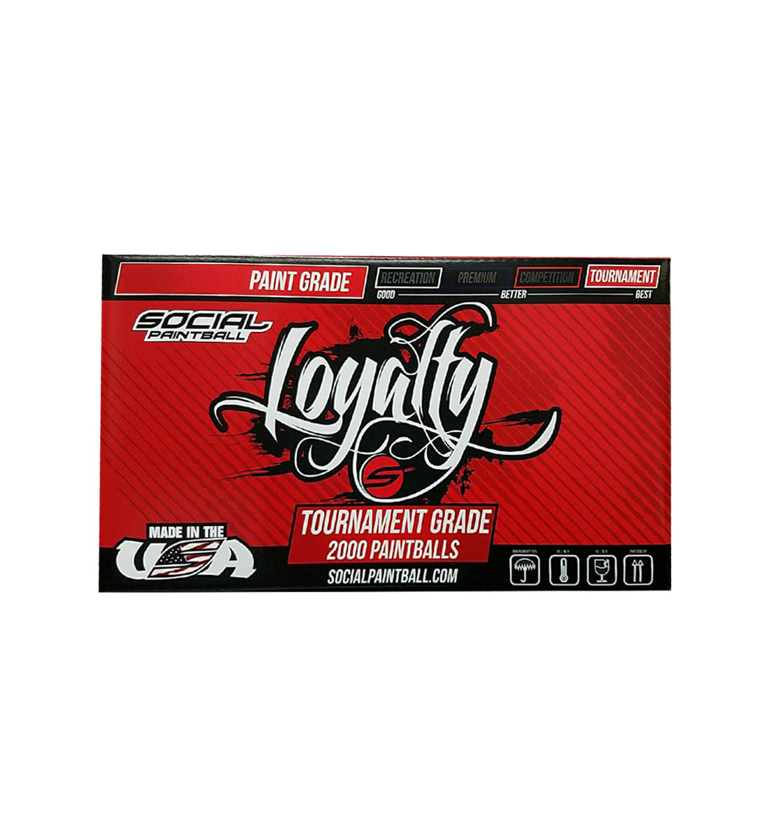 Loyalty Tournament Grade Paintballs Social Paintball