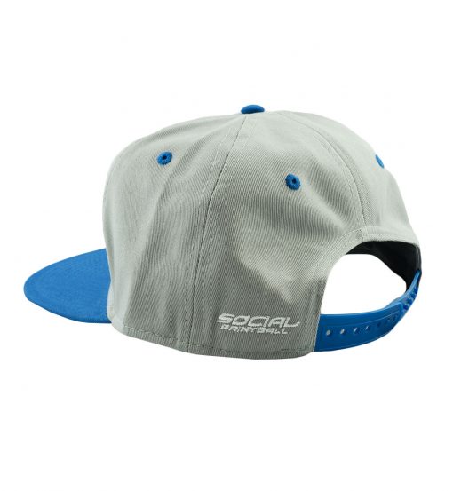 Snapback Hat, Gray, Royal Blue S - Image 2