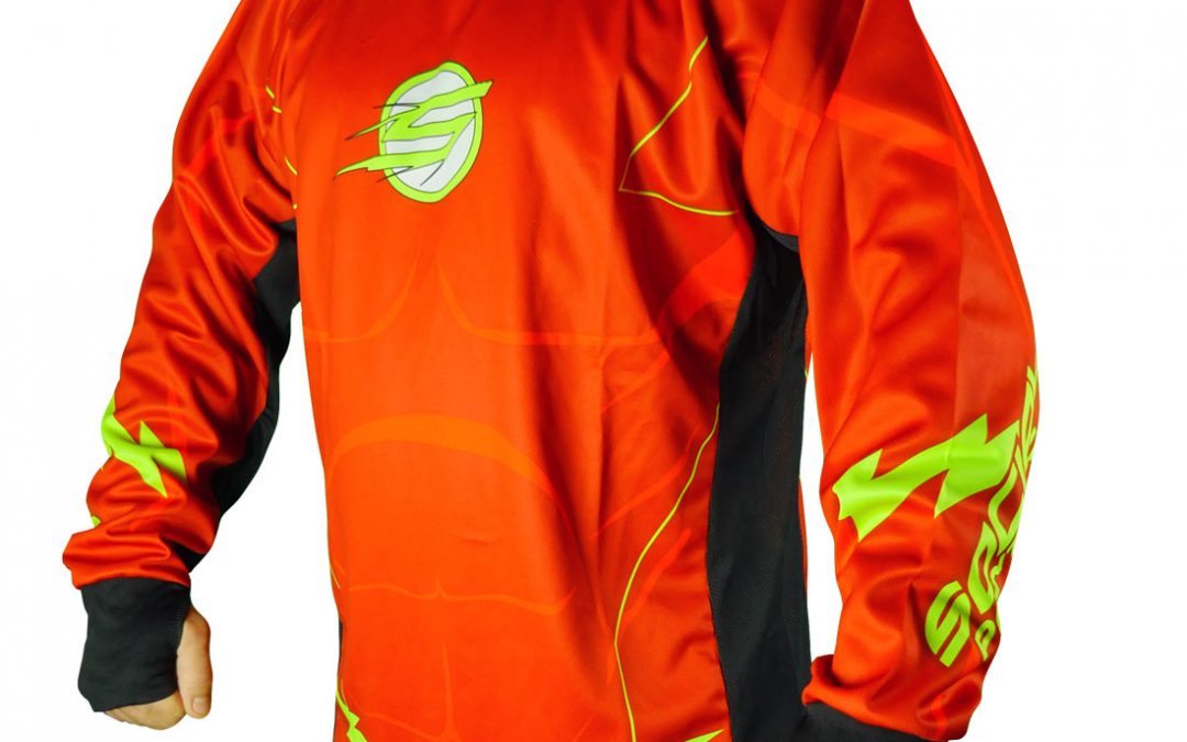 Red Lightning, Unpadded SMPL Paintball Jersey