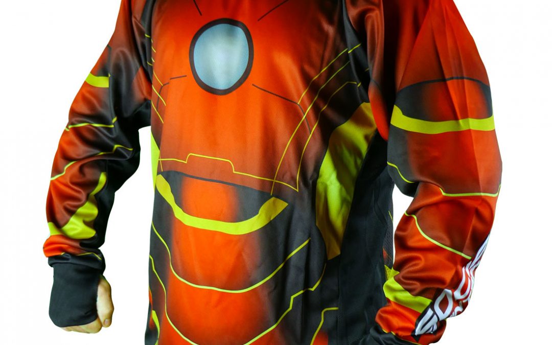 Red Metal, Unpadded SMPL Paintball Jersey