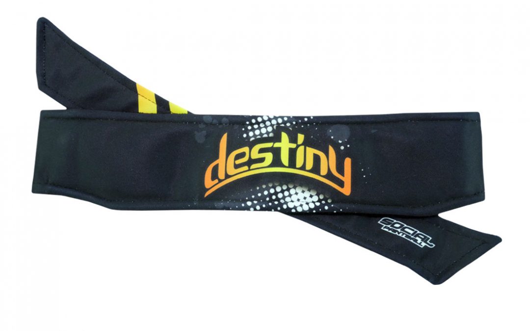 Headband, Destiny, Yellow Black