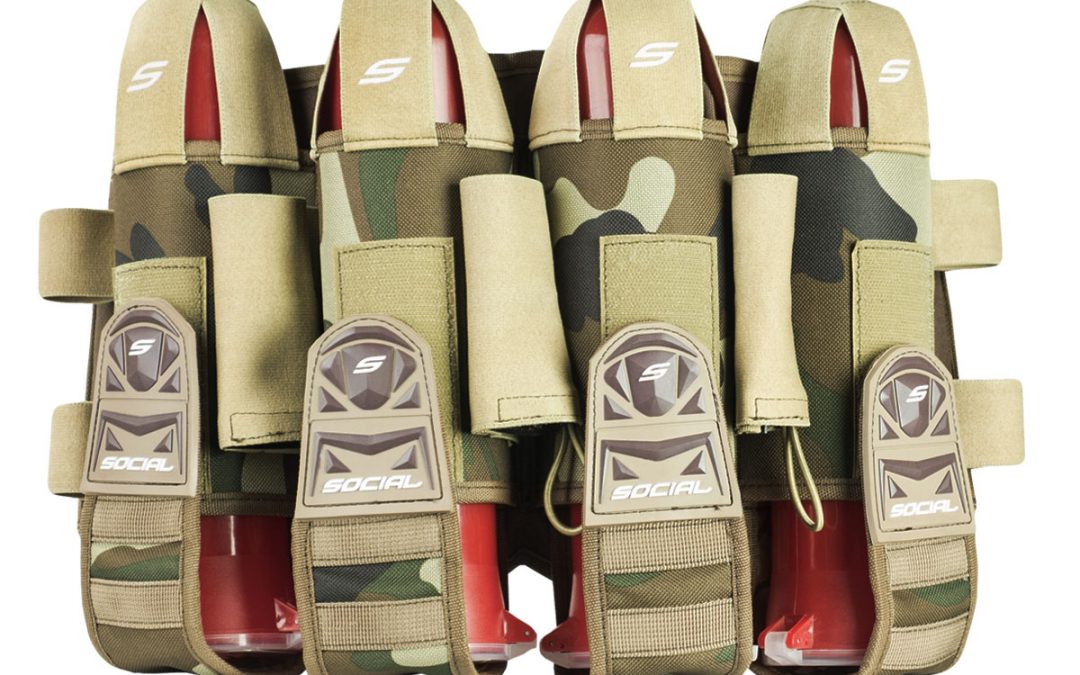 Grit Pod Pack Harness, 4+7 Coyote Tan Woodland Camo