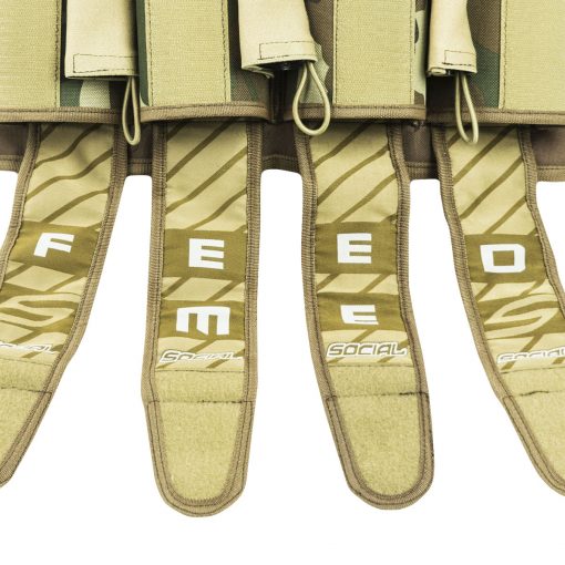 Grit Pod Pack Harness, 4+7 Coyote Tan Woodland Camo - Image 3