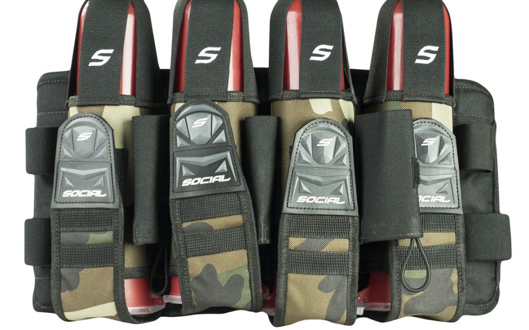 Grit Pod Pack Harness, 4+7 Woodland Camo