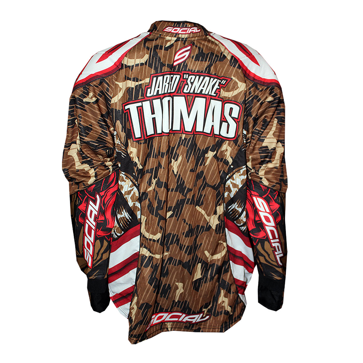 Social Paintball Flex Jersey, Social Wings Cocoa - Social Paintball