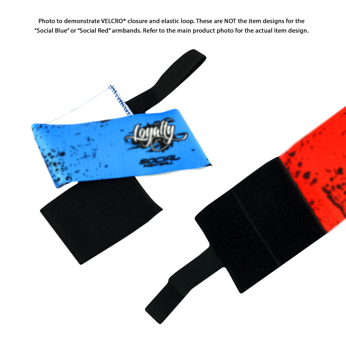 Red Loyalty NEW Details about   Social Paintball Premium Team Armband Identification 