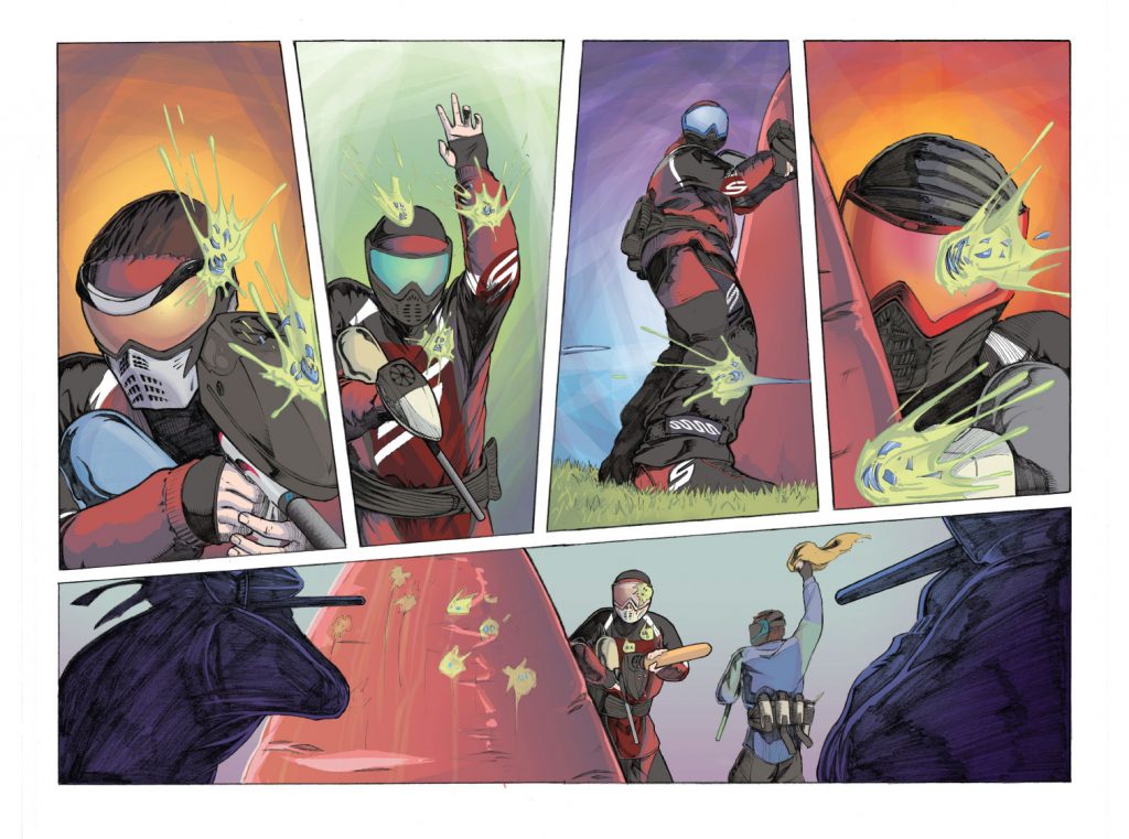 Paintball Comic Book, Bunkered, Issue No. 2 Social Paintball