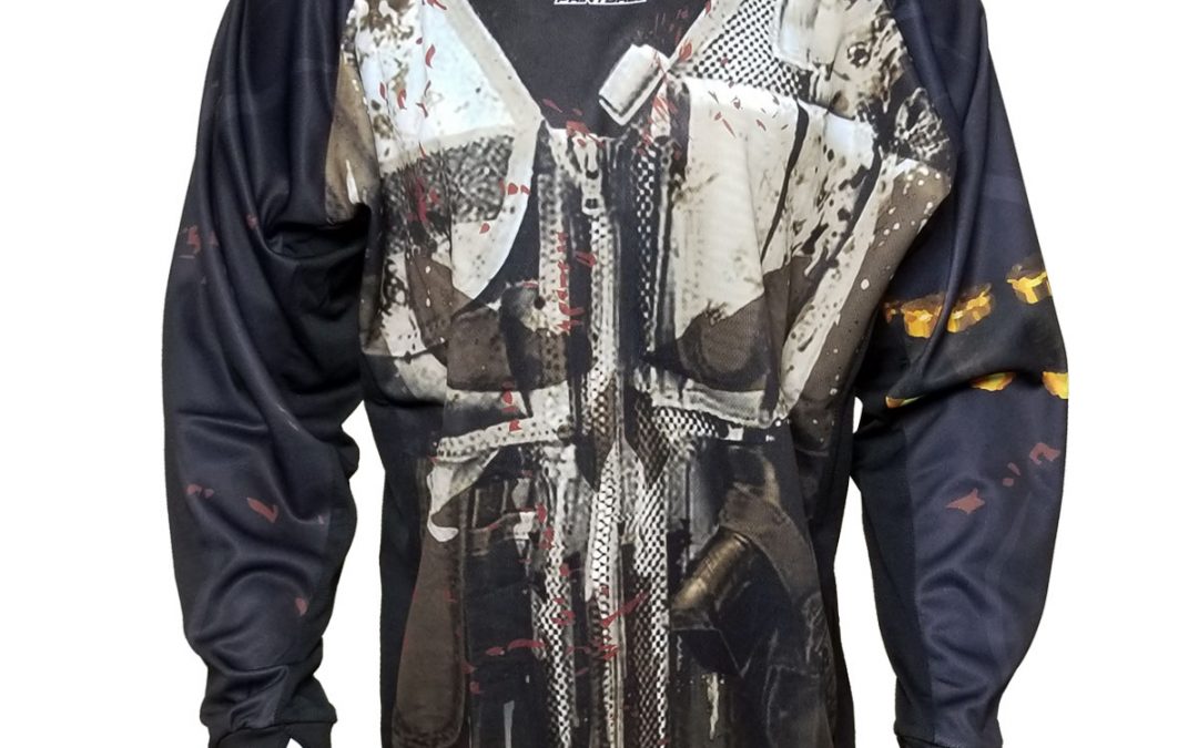 Skull Punish, Unpadded SMPL Paintball Jersey