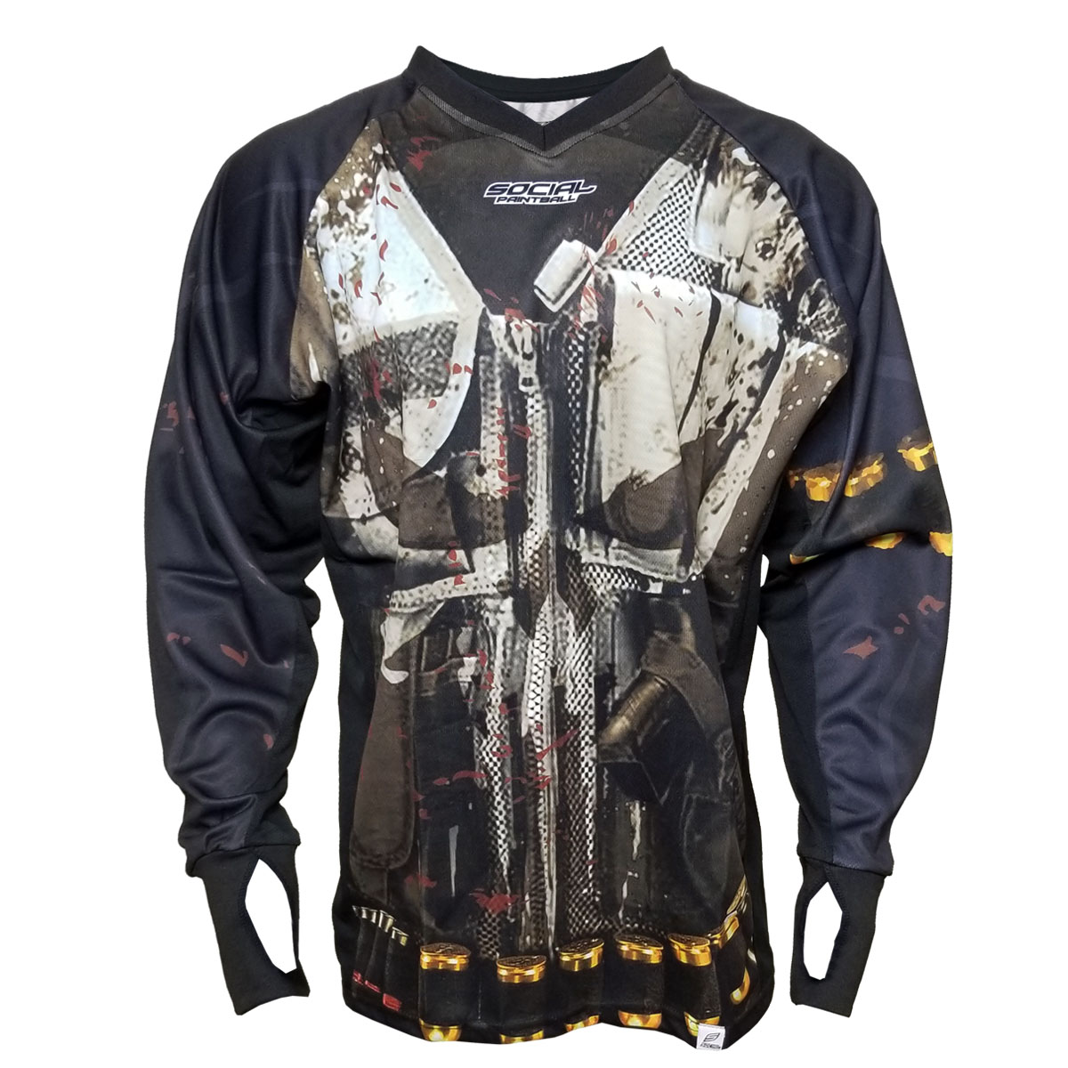 Skull Punish, Unpadded SMPL Paintball Jersey