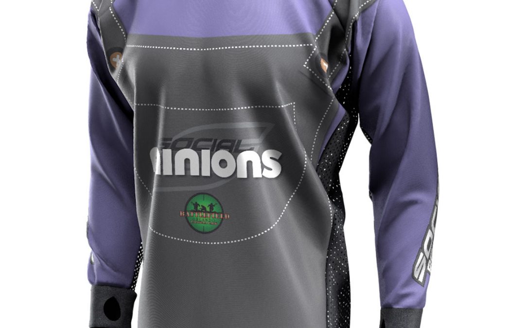 2018 Minions Paintball, Evil Purple, Custom Event SMPL Jersey